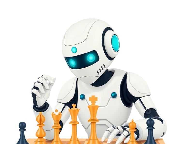 AI chess coach at the board